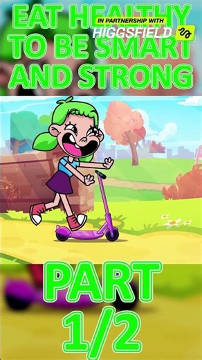 Eat healthy to be smart, strong and win 💪 PART 1 🍎 good habits #forkids #lessons #educational