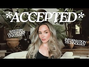 My WGU Acceptance Story | The application process, how I picked my major, and learning tech