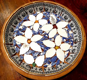 Personalised KIT. Daisy Birdbath Mosaic Kit. Vintage Ceramics and Glass Beads. Eco-friendly. - Etsy