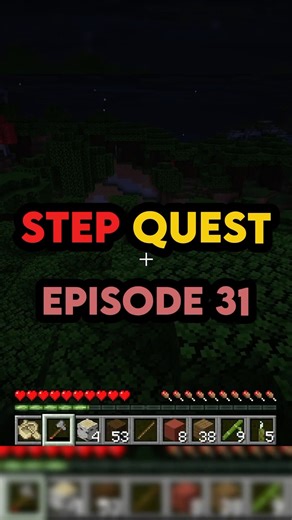 Walking until I visit EVERY Minecraft Biome!!! (STEP QUEST EP 31) #minecraft #minecraftshorts