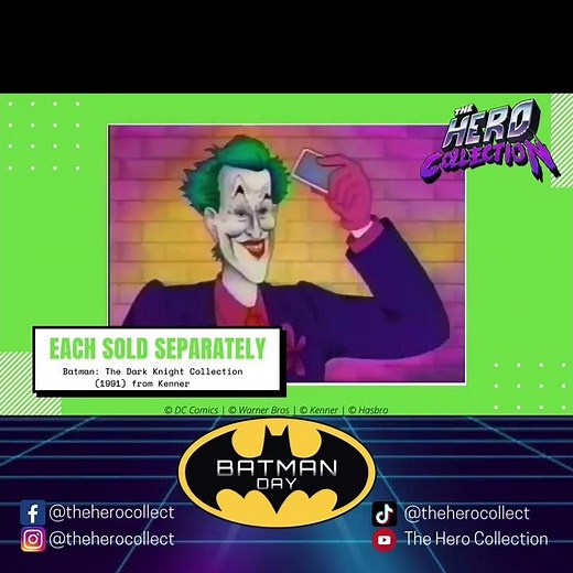 Each Sold Separately... Batman: The Dark Knight Collection (1991) Toy Commercial