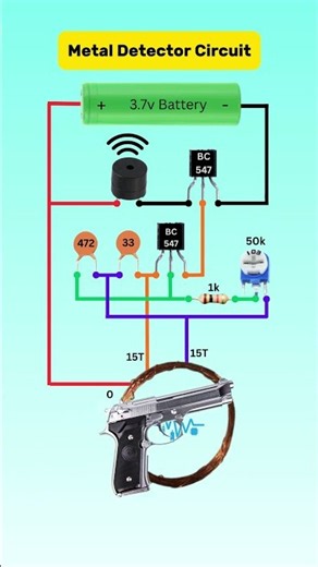 Make a Metal Detector at Home Using BC547