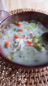 1.1K views | This is the absolute best crockpot turkey soup – it’s...