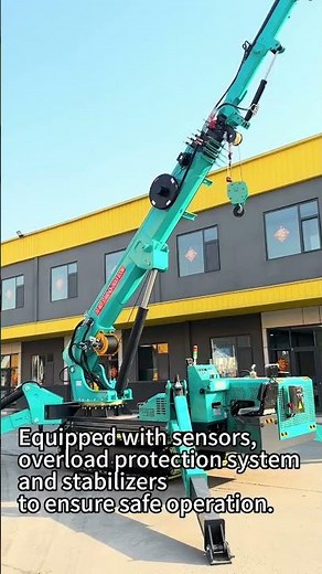 Powerful 8.7 Ton Spider Crane | 21m Lift | 18m Radius | Compact & Versatile Lifting Solution