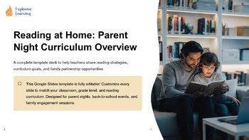 Reading At Home Parent Night Curriculum Overview : Discussion & Skill Practice