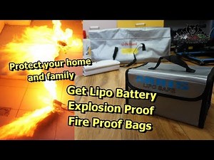Prevent Lipo battery Explosion and Lipo battery fire at home