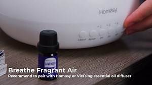 Watch Homasy Pure Essential Oils Set Gift for Diffuser, 16 pcs*5ml on Amazon Live