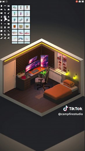 Chill place #indiegames #cozygames #roomdecor #gameplay #unity3d