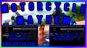 ROBLOX Motorcycle Mayhem Script - LOTS OF FEATURES *PASTEBIN 2023*