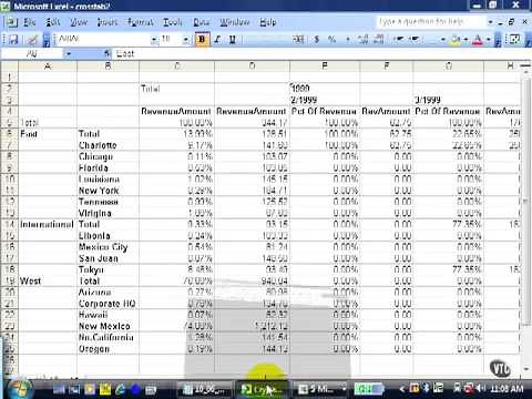 92 Crystal ReportsXI Excel Export Cross Tabs & Excel