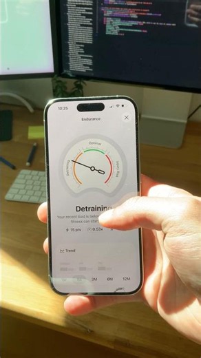 How training load works in our fitness app