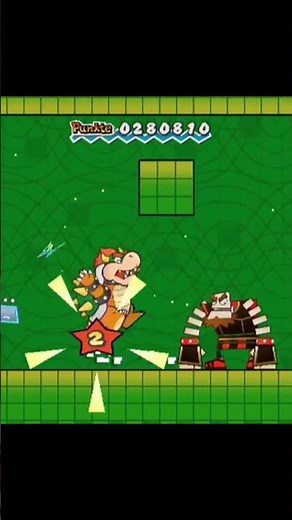 One-hitting mid-boss - Super Paper Mario 📖
