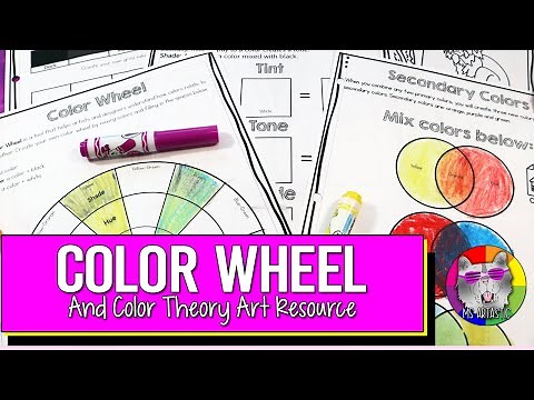Color Wheel & Color Theory Art Lessons, Activities, and Worksheets, Ms Artastic's Art Resources