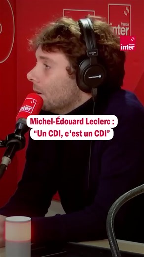 Invité de Benjamin Duhamel dans La Grande Matinale, Michel-Édouard Leclerc est revenu sur la proposition de Patrick Martin (président du Medef) au sujet d'un “CDI jeunes”. ➡️ Pour réécouter l'entretien complet, rendez-vous dans le lien en bio @france.inter #SinformerSurTiktok #ApprendreSurTiktok #Leclerc #Duhamel #CDI #FranceInter