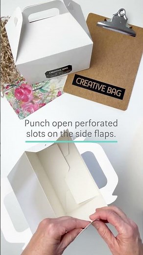 Gable Boxes With Card - How To Assemble