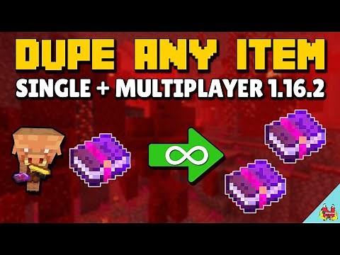 Best Duplication Glitch Minecraft Java 1.16.2 - Dupe Any Item(Survival Minecraft Multiplayer Glitch)