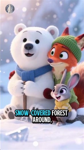 little bear fishing with his friends#cutebear #3danimation #cute #shorts