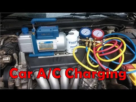 How To Vacuum and Recharge your Car's A/C (Complete Guild)