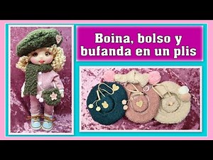 Berets and handbags for dolls: easy and quick video - 679