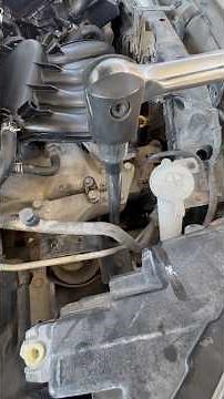 Engine mount replacement on a Nissan March