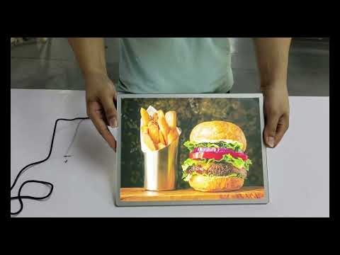 A4 LED MENU LIGHT BOX Unpacking Video