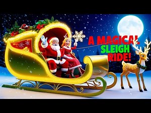 A Magical Sleigh Ride with Santa 🎅 | Animated Christmas Adventure for Kids