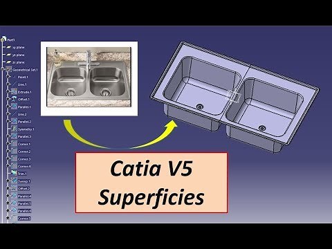 Ingeniería inversa con Catia V5. Superficies.