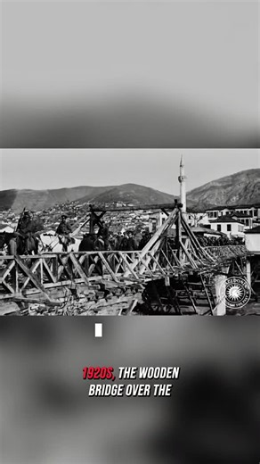The Day the Bridge Was Alive – Veles, 1920s #VelesHistory #MacedoniaThroughThePast #OldMacedonia #HistoricVeles #TimeTravelMK | Macedonia Through the Past