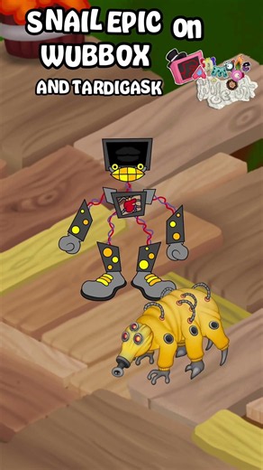 SNAIL EPIC WUB AND TARDIGASK ON FANMADE HIDEOUT #mysingingmonsters #msm #youtube
