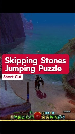 Skipping Stones Jumping Puzzle short cut #guildwars2 #jumpingpuzzle #gw2 #mmorpg