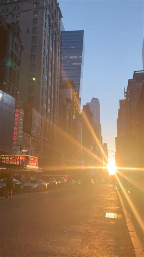 6.2K views · 438 reactions | Golden hours on the 42 street ☀️ . . . . . #NYC #sunset #timessquare | New York Times Square | Facebook