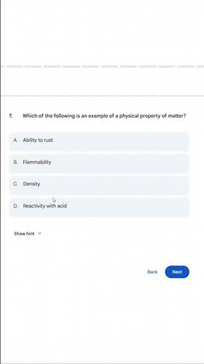 👉 Grade 7 Science 🧪 Matter Quiz (Quick Test!) #shorts #ieso #nsc