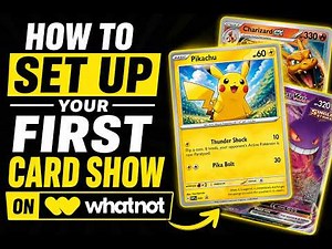 How to set up you first card show on whatnot