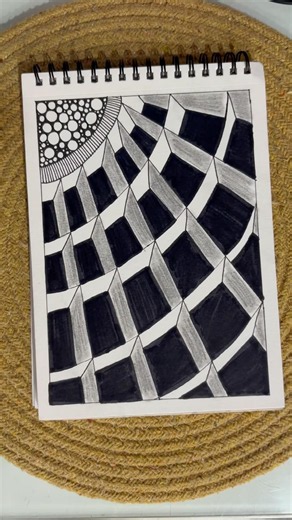 Day 293 - Easy Doodle Art Tutorial #doodle #doodleart #easy #drawing #art #zentangle #zen #ytshorts