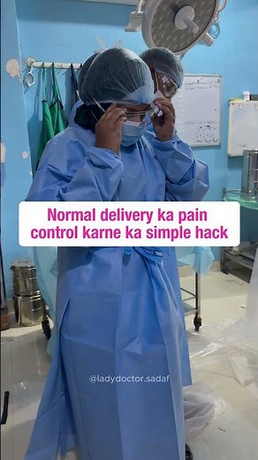 Comb Trick for Labor Pain 😳 Normal Delivery Hack Explained