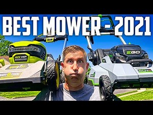[EGO vs RYOBI] BEST DUAL BLADE BATTERY LAWN MOWER - Review 2021