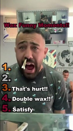 Waxing Gone Wrong 💀 #funny #comedy #wax