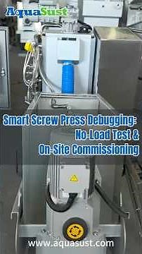 Smart Screw Press Debugging: No-Load Test & On-Site Commissioning ✅ #screwpress
