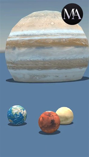 Giant 3D Planet Size Comparison! 😱🪐🌍 | Bouncing Planets #shorts #usa
