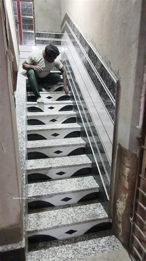 Stairs Riger And Wall Tiles Design || Rainbow Marble & Tiles