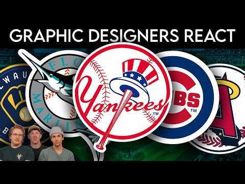Graphic Designers React to Major League Baseball Logos (MLB)
