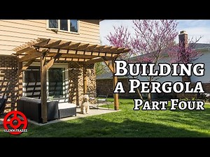 Installing the Purlins and Knee Braces, and Finishing! | BUILDING A PERGOLA | Part 4