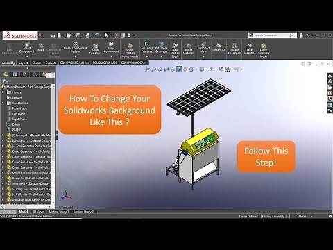 Quick Tips - Change Solidworks Background