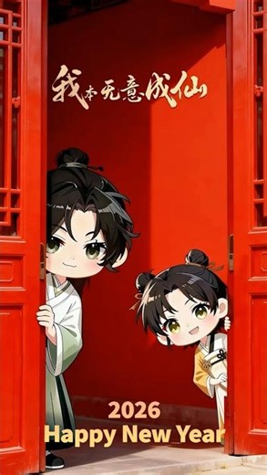 三花娘娘祝大家新年快乐！2026铜板多多！Sanhua Niangniang Wishes You a Happy New Year!