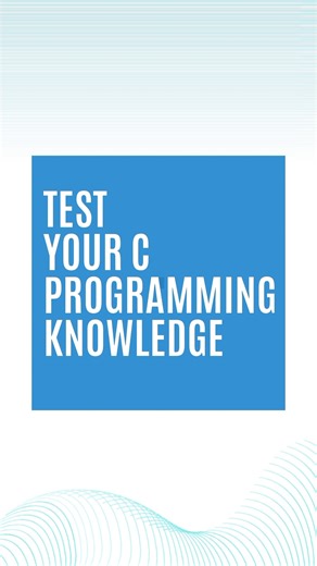 Test your C programming knowledge #shorts #test