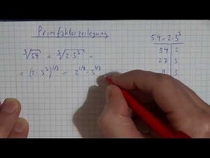 3 Wurzel partiell ziehen Primfaktorzerlegung (2.0)