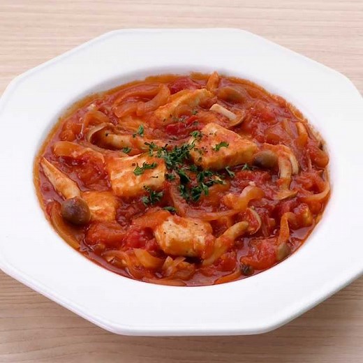 食欲そそる♪ カジキマグロのトマト煮のレシピ動画・作り方 | デリッシュキッチン