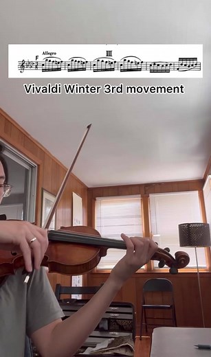 Vivaldi Winter 3rd movement #violin #violinist #violinplayer #violinclass