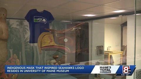 Mask that inspired Seattle Seahawks logo is here in Maine | Haystack News