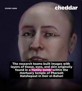 5.9K views · 48 reactions | History unwrapped. A team from the FAPAB Research Center in Italy used 3D technology, CT scans, and morphological data to construct the face of a female mummy who died over 2,000 years ago. | cheddar news | Facebook